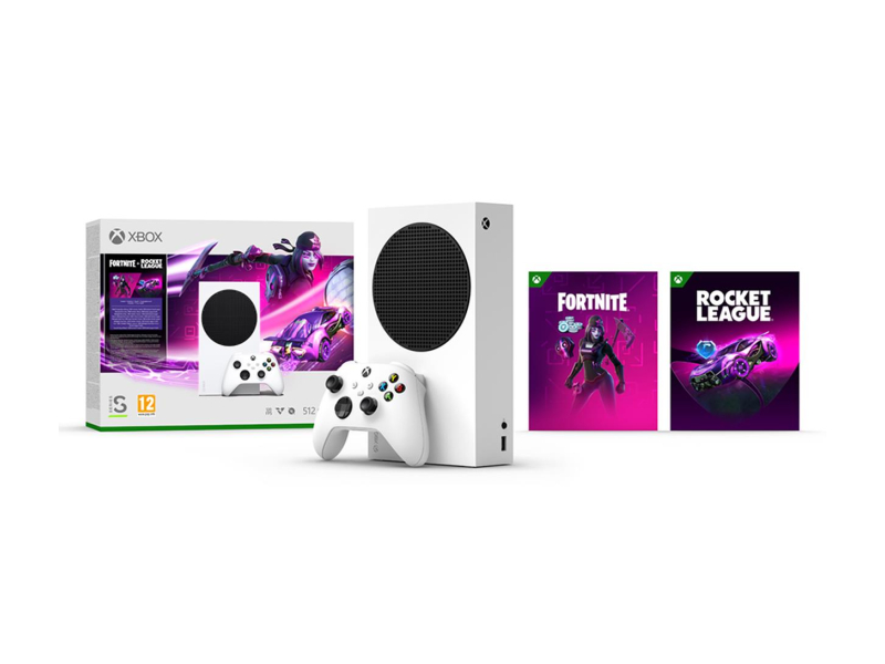 Microsoft Xbox Series S + Fortnite + Rocket League